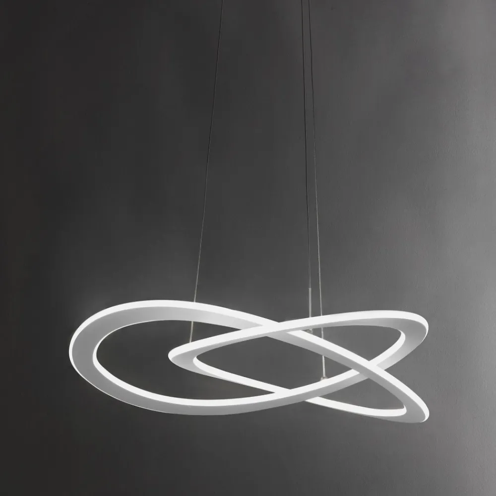 Lampadari Moderni-Gea Luce yara lampadario moderno led 50w 4000k per soggiorno