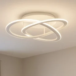 Plafoniere Moderne-Gea Luce yara plafoniera moderna led 40w 4000k per soggiorno