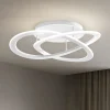 Plafoniere Moderne-Gea Luce yara plafoniera moderna led 30w 3000k bianca per salotto