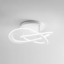 Plafoniere Moderne-Gea Luce yara plafoniera moderna led 50w 3000k bianca dimmerabile