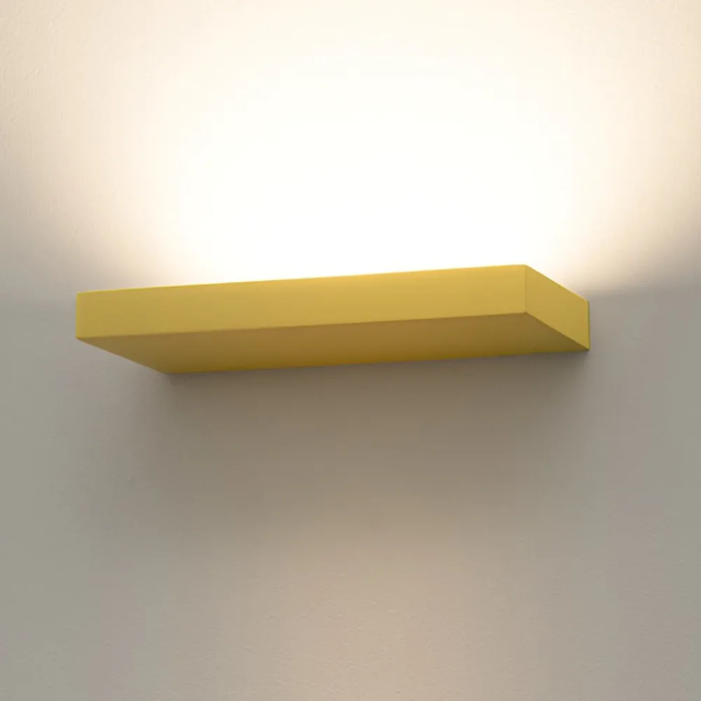 Applique Da Parete-Gea Luce yoana applique da parete led 25w 3000k rettangolare