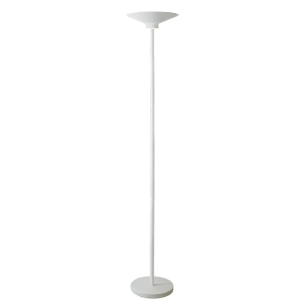Lampade Da Terra-Gea Luce ypsilon lampada da terra bianca led 3000k moderna