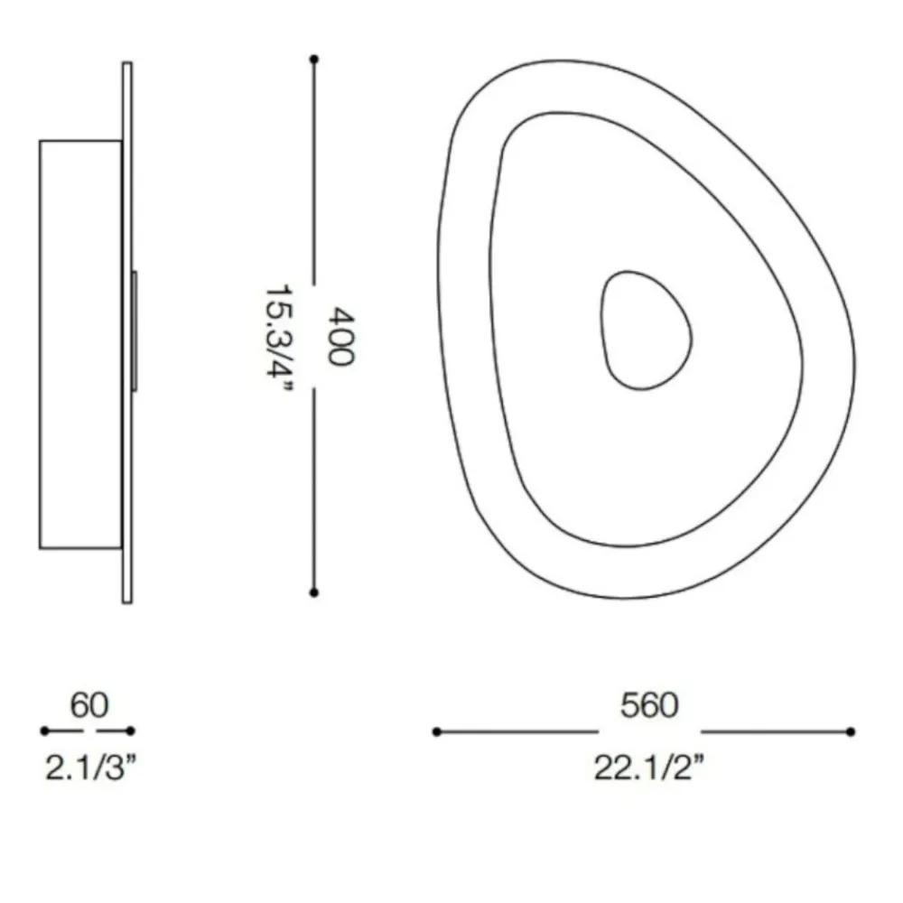 Plafoniere Moderne-Ideal Lux Geko pl4 plafoniera design sagomato vetro bianco per soggiorno