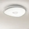 Plafoniere Moderne-Ideal Lux Geko pl3 plafoniera moderna 40cm moderna vetro bianca 3 luci