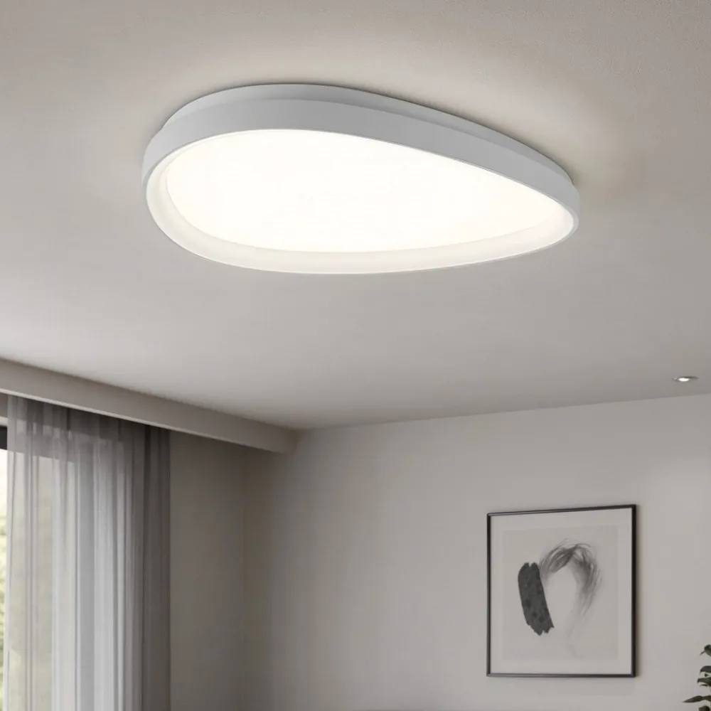 Plafoniere Moderne-Ideal Lux Gemini pl d061 dali push plafoniera led bianca