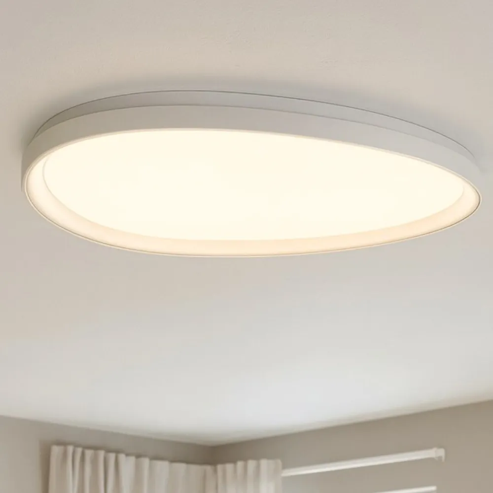 Plafoniere Moderne-Ideal Lux Gemini pl d081 grande plafoniera a led bianca 41w 3000k moderna