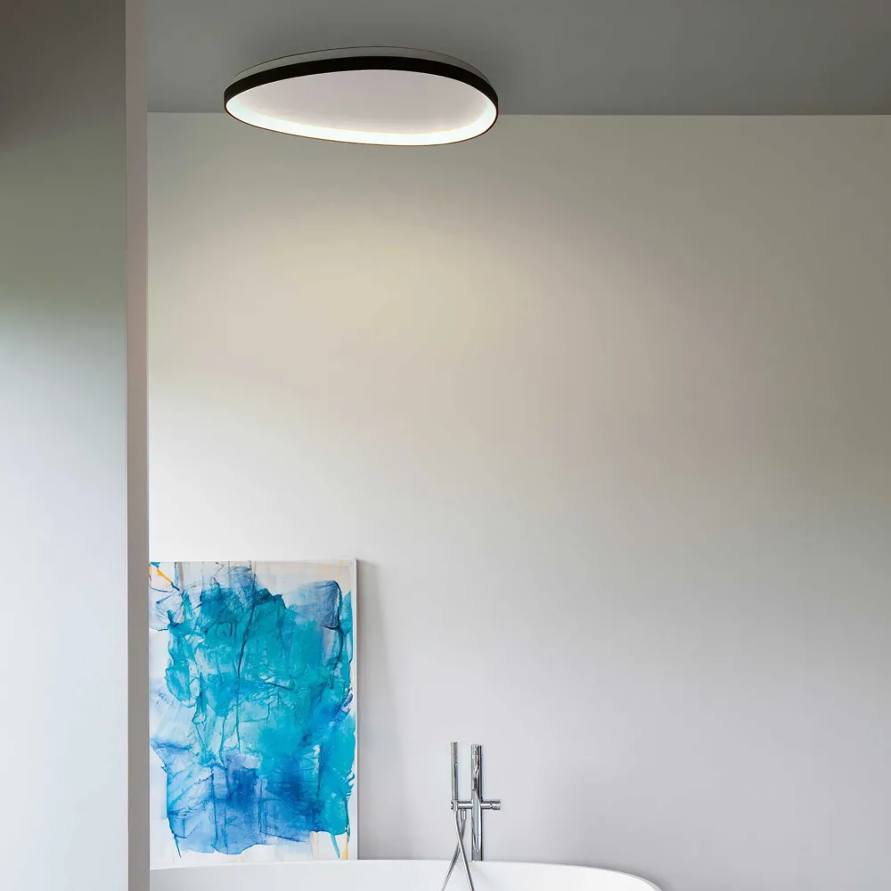 Plafoniere Moderne-Ideal Lux Gemini pl d061 plafoniera led 27w 3000k per soggiorno