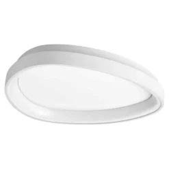 Plafoniere Moderne-Ideal Lux Gemini pl d042 plafoniera a led 23w 3000k bianca per soggiorno