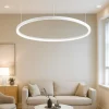 Lampadari Moderni-Ideal Lux Gemini sp d105 bianco lampadario led 80w 3000k