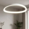 Lampadari Moderni-Ideal Lux Gemini sp d061 bianco lampadario moderno led 48w 3000k