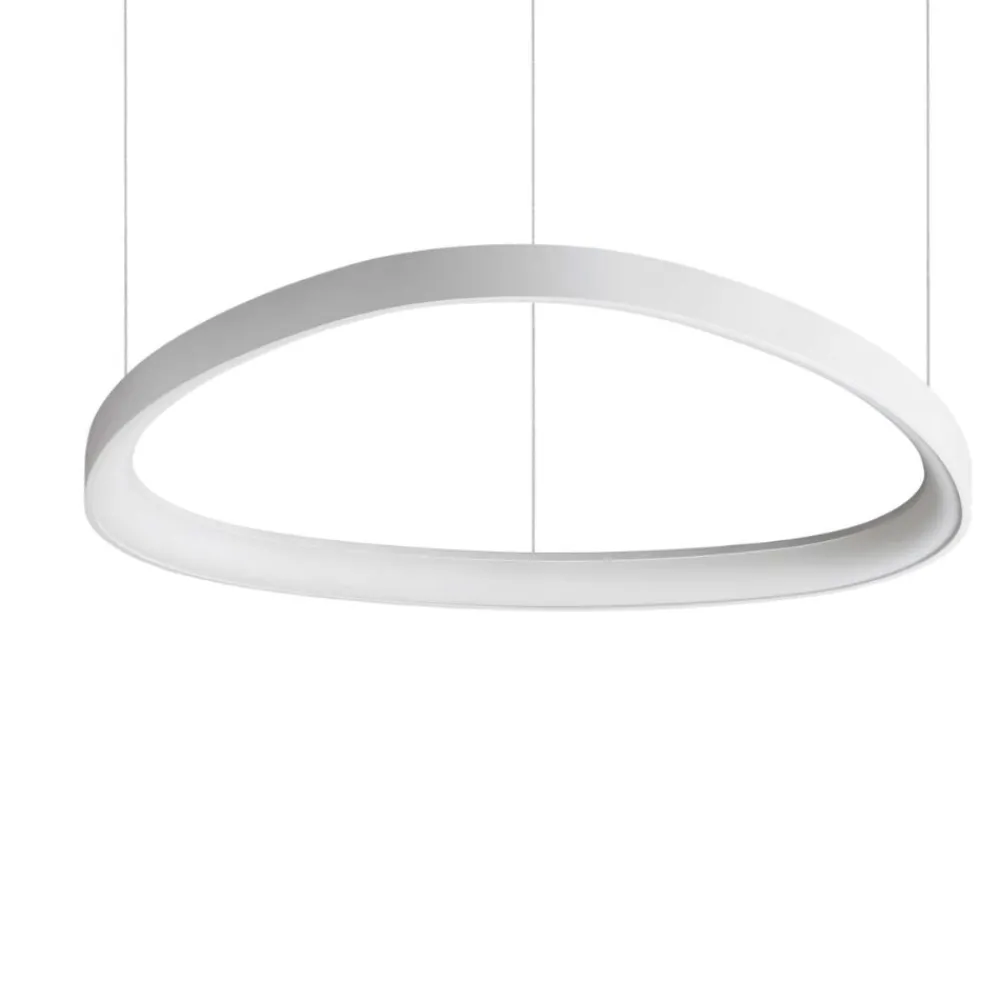 Lampadari Moderni-Ideal Lux Gemini sp d061 bianco lampadario moderno led 48w 3000k