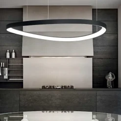 Lampadari Moderni-Ideal Lux Gemini sp d081 lampadario design moderno led 60w 3000k nero