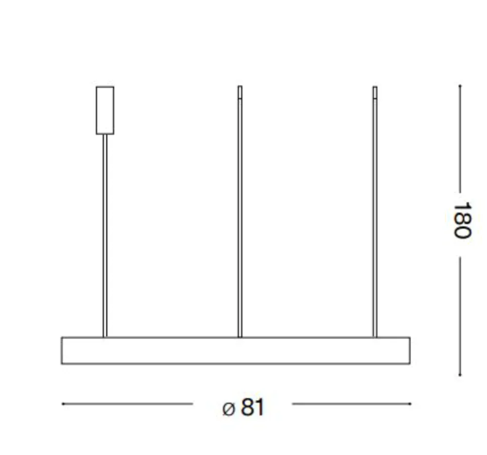 Lampadari Moderni-Ideal Lux Gemini sp d081 ottone lampadario led 60w 3000k cerchio
