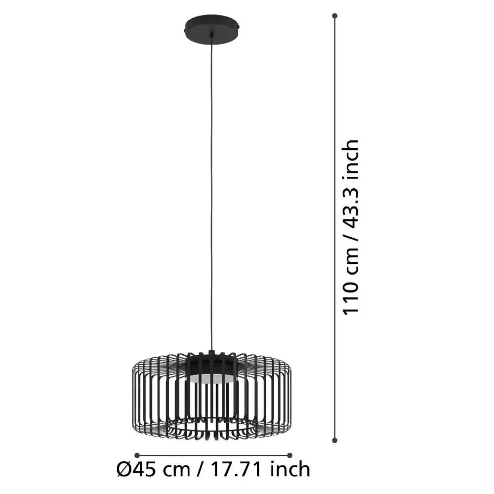 Lampade A Sospensione-Eglo Ginestrone z lampada a sospensione per isola cucina led rgb 2700k a 6500k