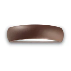 Applique Da Esterno-Ideal Lux Giove ap1 applique da esterno ip54 marrone design curvo