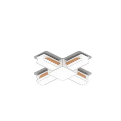 Illuminazione A Binario-Selezionato da Mazzolaluce Giunto ad x elettrificato bianco per binario monofase