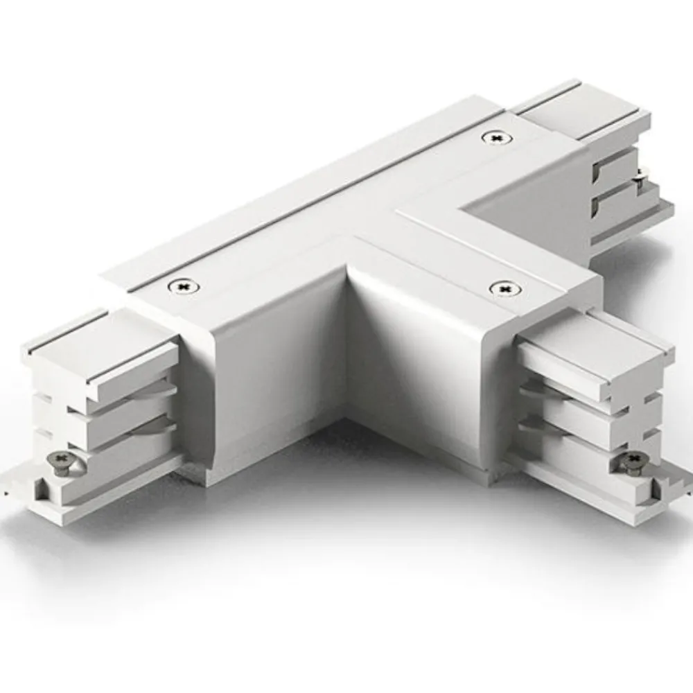 Illuminazione A Binario-Gea Luce Giunto a t per connessione elettrica e meccanica binario trifase bianco