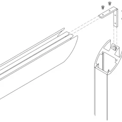 Strisce Led-Gea Luce Giunzione piccola piegata per profili