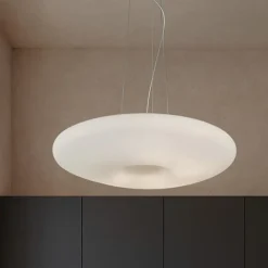 Lampadari Cucina-Ideal Lux Glory sp3 d40 lampadario per tavolo da pranzo bianco 40cm