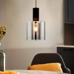 Lampade A Sospensione-Eglo Gorosiba lampada a sospensione per isola cucina moderna