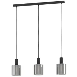 Lampadari Cucina-Eglo Gorosiba lampadario da cucina con 3 luci pendenti