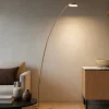 Lampade Da Terra-Gea Luce Gpi lampada da terra orientabile metallo tortora led 3000k dimmerabile