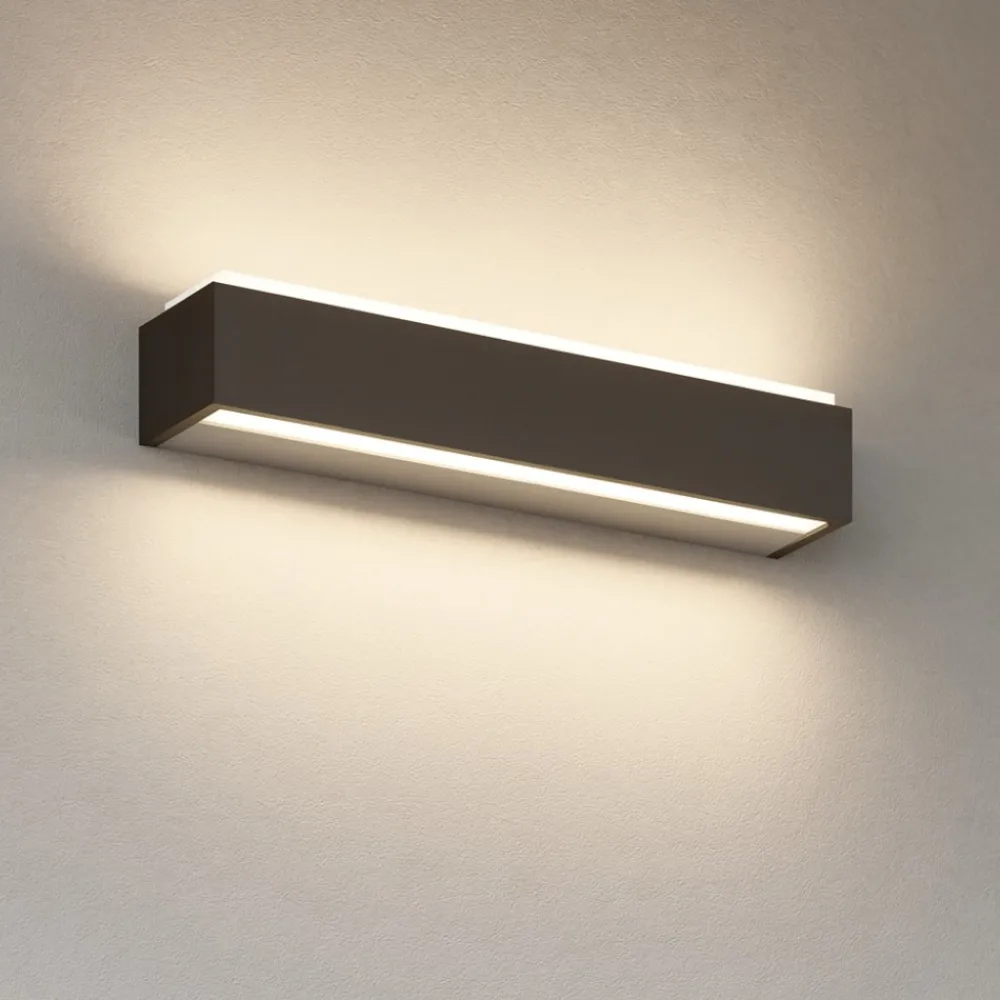 Applique Da Parete-Top Light Grande applique da parete moderna bios marrone