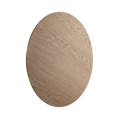 Applique Da Parete-Selezionato da Mazzolaluce Grande applique di legno rotondo cerchio 60cm moderno