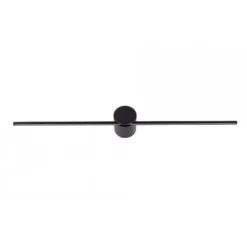 Applique Da Bagno-Selezionato da Mazzolaluce Grande applique nero per specchio da bagno led 6w 4000k ip44 61cm
