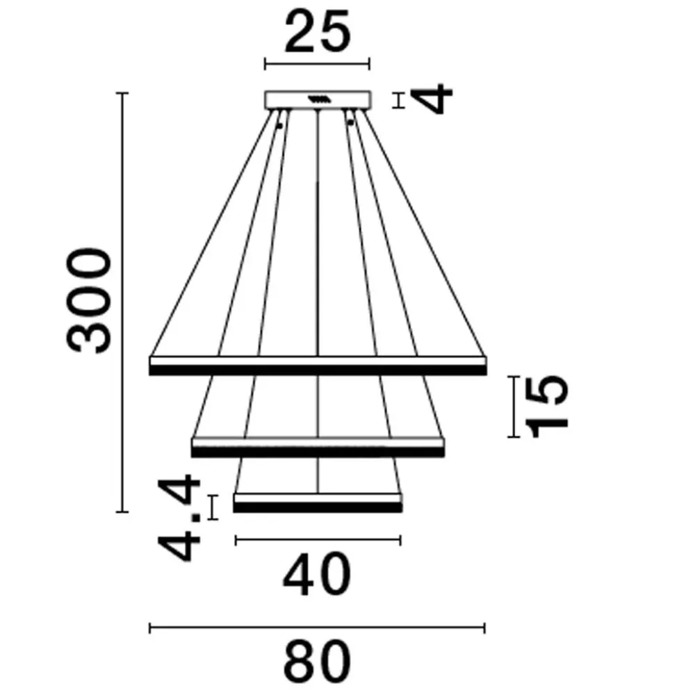 Lampadari Moderni-Selezionato da Mazzolaluce Grande lampadario contemporaneo oro spazzolato e cristalli 3 anneli led 3000k