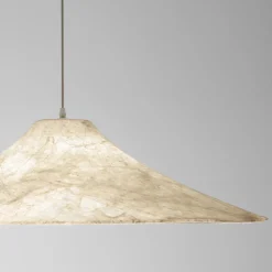 Lampadari Cucina-Selezionato da Mazzolaluce Grande lampadario cupola di seta bianco 90cm per cucina moderna