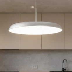 Lampadari Cucina-Vivida International Grande lampadario vivida pinco bianco led 50w 3000k 4000k