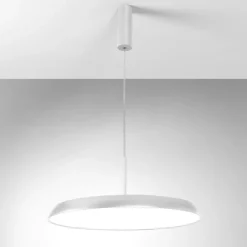 Lampadari Cucina-Vivida International Grande lampadario vivida pinco bianco led 50w 3000k 4000k