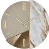 Orologi Da Parete Moderni-Selezionato da Mazzolaluce Grande orologio 80cm da parete rotondo moderno resina-legno-vetro