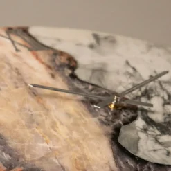 Orologi Da Parete Moderni-Selezionato da Mazzolaluce Grande orologio 100cm da parete tondo effetto marmo design