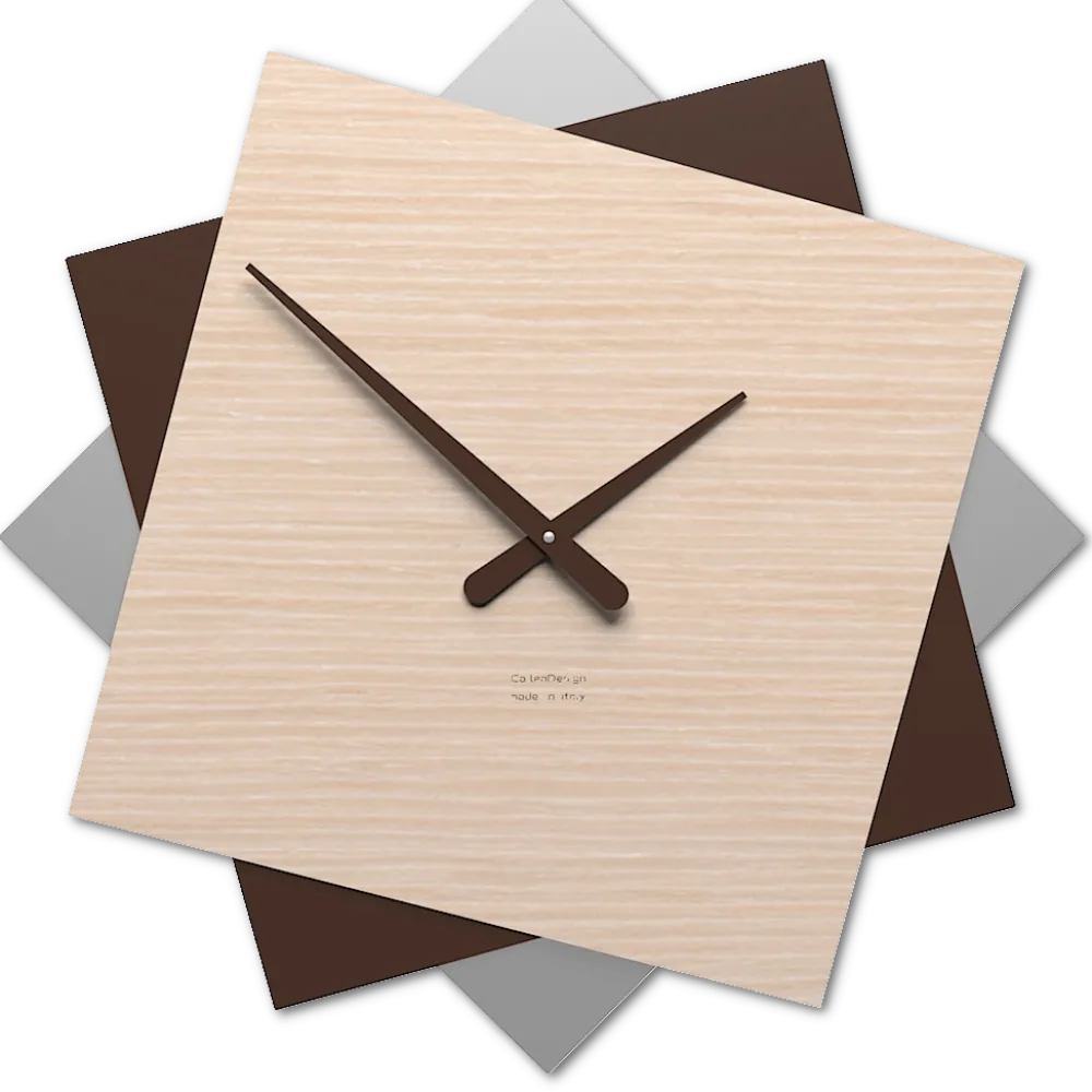 Orologi Da Parete Moderni-Selezionato da Mazzolaluce Grande orologio da muro 60cm rovere decape'
