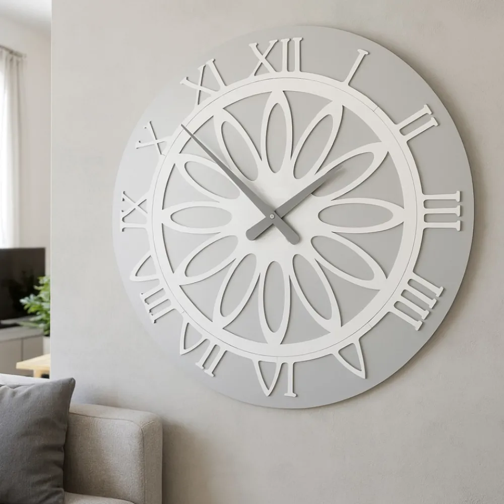 Orologi Da Parete Moderni-Selezionato da Mazzolaluce Grande orologio da parete 60 alluminio
