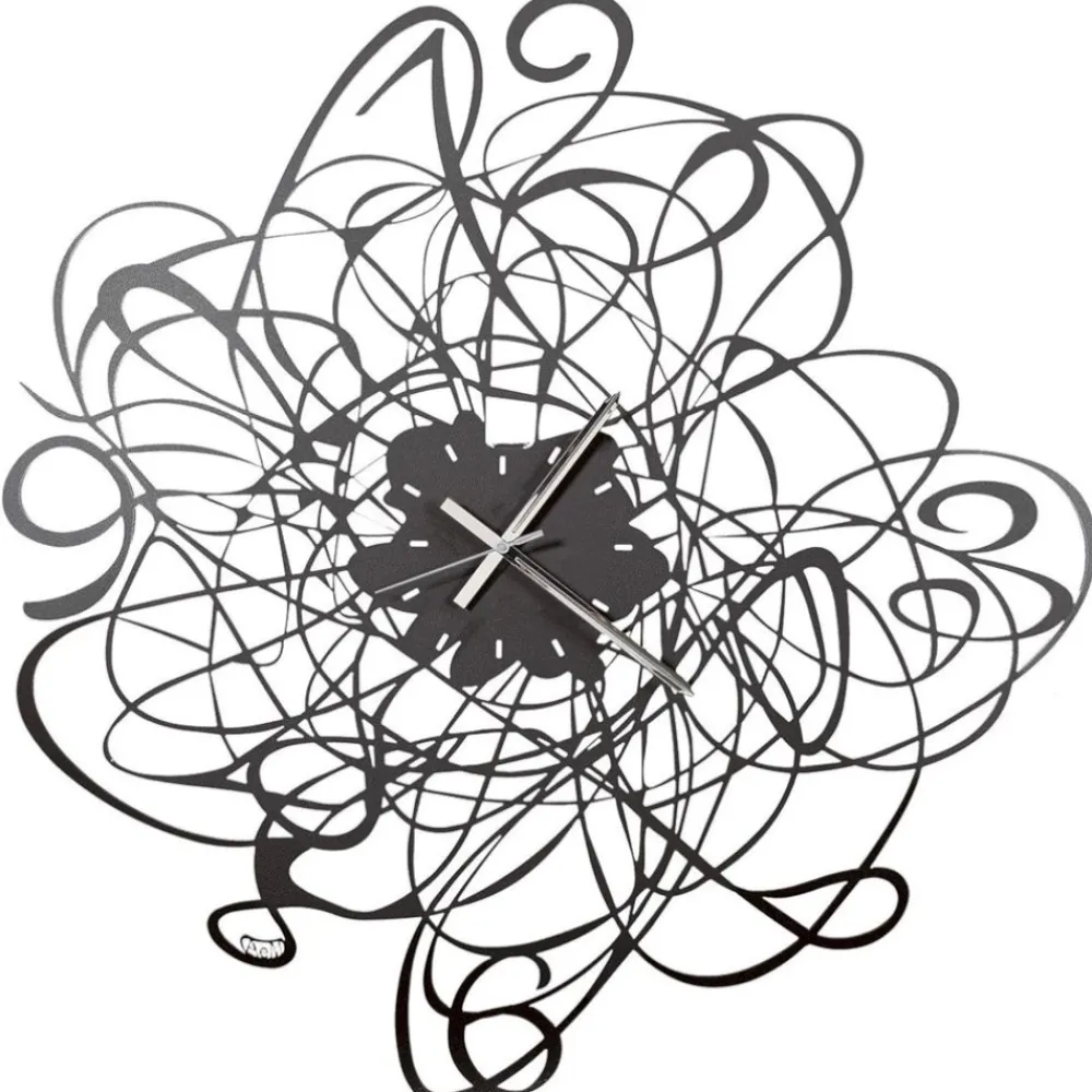 Orologi Da Parete Moderni-Selezionato da Mazzolaluce Grande orologio da parete 90cm nero