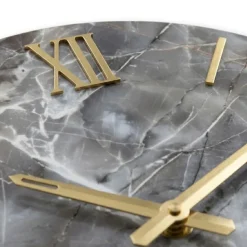 Orologi Da Parete Moderni-Selezionato da Mazzolaluce Grande orologio da parete design particolare effetto marmo rotondo 100cm