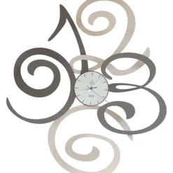 Orologi Da Parete Moderni-Selezionato da Mazzolaluce Grande orologio da parete design moderno fango nocciola