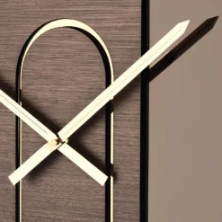 Orologi Da Parete Moderni-Selezionato da Mazzolaluce Grande orologio da parete mistica 80cm vetro bronzo design