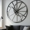 Orologi Da Parete Moderni-Selezionato da Mazzolaluce Grande orologio da parete moderno grigio quarzo