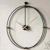 Orologi Da Parete Moderni-Selezionato da Mazzolaluce Grande orologio da parete nero moderno rotondo 100cm