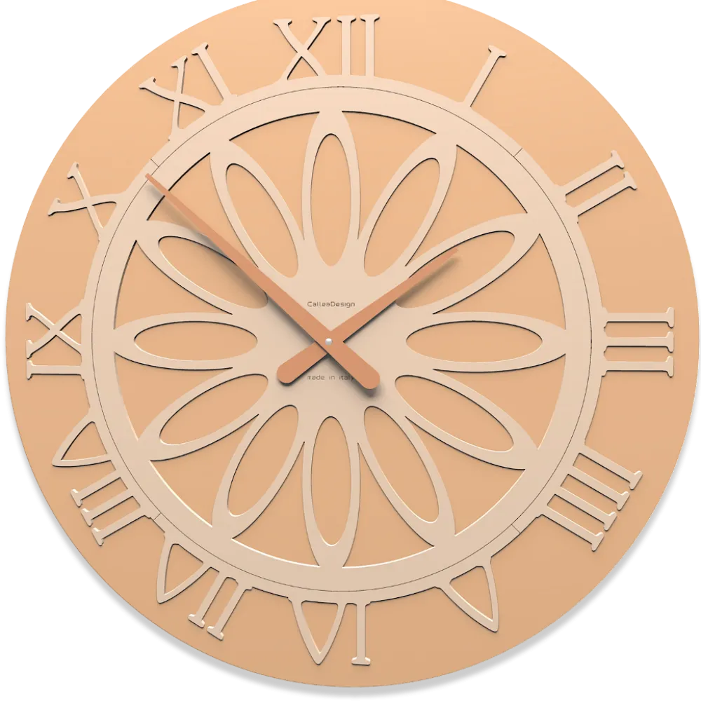 Orologi Da Parete Moderni-Selezionato da Mazzolaluce Grande orologio da parete pesca chiaro 60