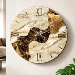 Orologi Da Parete Moderni-Selezionato da Mazzolaluce Grande orologio da parete rotondo 100cm in resina per soggiorno