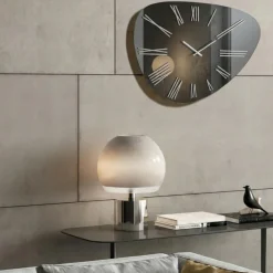 Orologi Da Parete Moderni-Selezionato da Mazzolaluce Grande orologio da parete 60x90 design in vetro moderno
