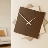 Orologi Da Parete Moderni-Selezionato da Mazzolaluce Grande orologio design da parete 60cm cioccolato