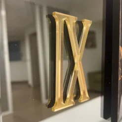 Orologi Da Parete Moderni-Selezionato da Mazzolaluce Grande orologio fume 97x50 da parete di grandi dimensioni