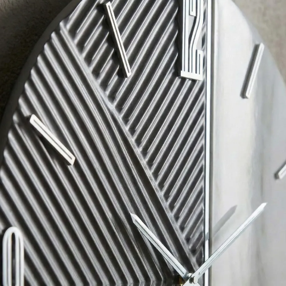 Orologi Da Parete Moderni-Selezionato da Mazzolaluce Grande orologio moderno da parete 80cm rotondo per soggiorno