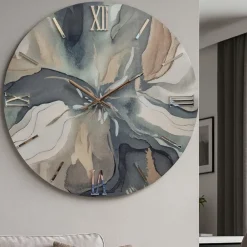 Orologi Da Parete Moderni-Selezionato da Mazzolaluce Grande orologio nuance 100cm da parete moderno per soggiorno